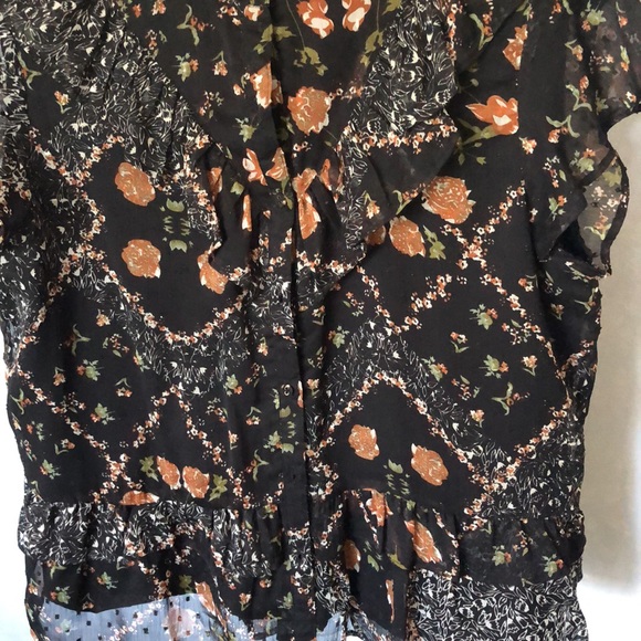 Walter Baker floral top short sleeves - Picture 4 of 7